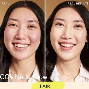 CC+ Nude Glow Color Correcting Medium Coverage Skin Tint+Brightening Serum-Fair